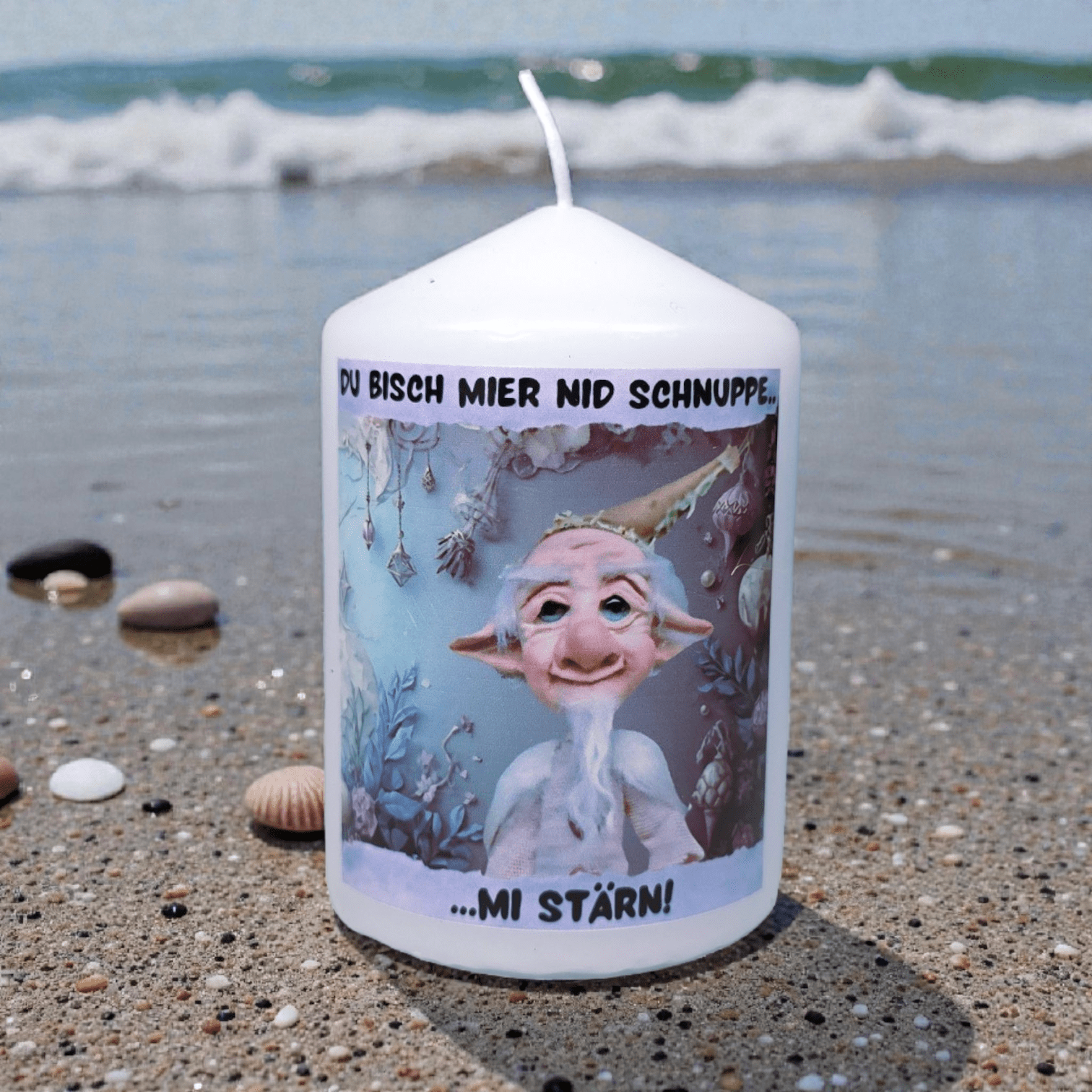 Magische Kerze : Du bisch mier nid Schnuppe...mi Stärn! - verzauberte - sternenwesen.de | Magische Welten entdecken