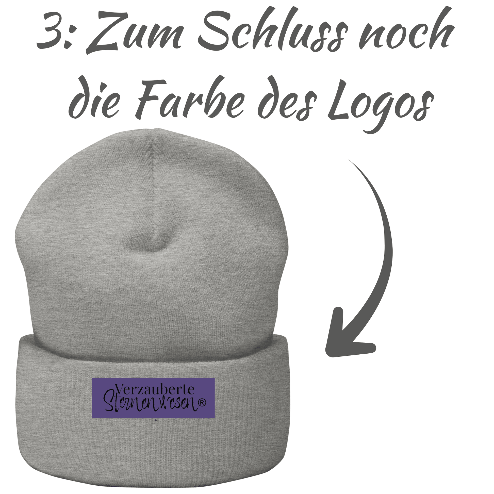 Mütze mit Patch Personalisierbar - verzauberte - sternenwesen.de | Magische Welten entdecken