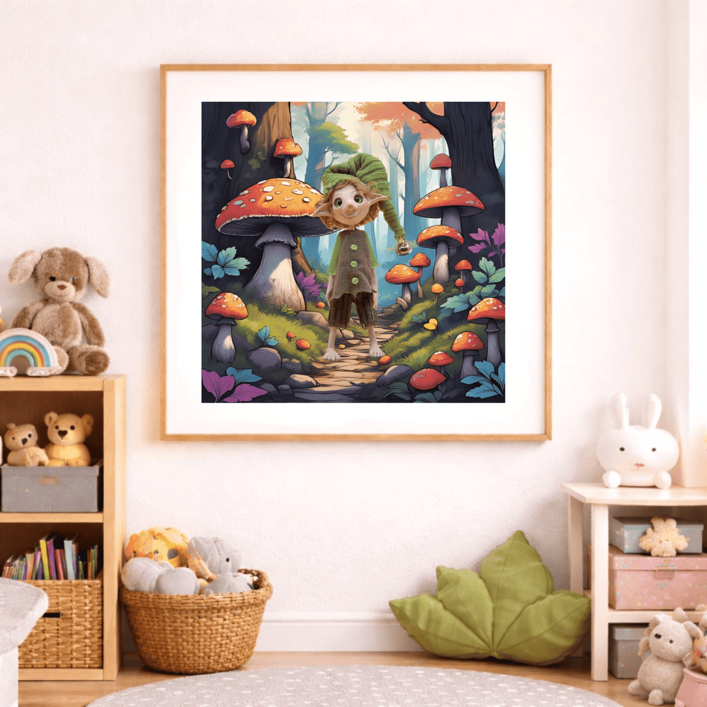 Poster Wichtel Henrick aus dem Zauberwald - verzauberte - sternenwesen.de | Magische Welten entdecken