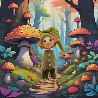 Henricks zauberhaftes Poster mit Blütenhintergrund